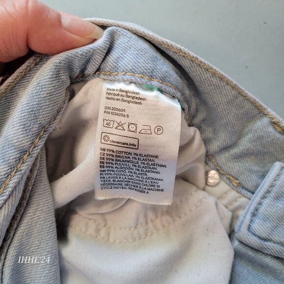 H&M  Men' Slim Fit Light Wash Denim Jeans 29/32 - Picture 3 of 8